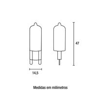 Lâmpada Led G9 2.5w Blumenau 220v - 2700k