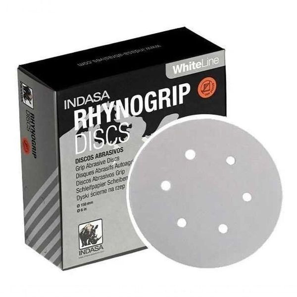 Indasa Disco Lixa D150 6f Rhynogrip White - P600 Sem Variação único