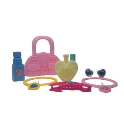 Penteadeira Infantil Princesa Com Espelho E Acessórios - Brinquedo Rosa Para Meninas