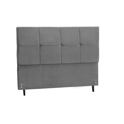 Cabeceira Solteiro 94 Cm New Civic Chumbo Para Cama Box Estofada