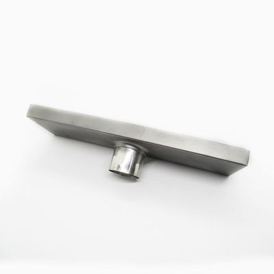 Ralo Invisivel Linear 30cm Anti Insetos Tampa Aço Escovado Inox Canto Banheiro