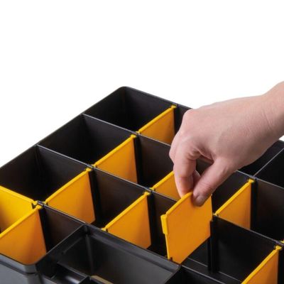 Maleta Plástica Organizadora 17" Com Divisorias Móveis - Tramontina