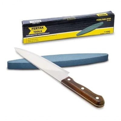 Pedra Para Afiar Tipo Canoa 9'' (225mm) - Fertak