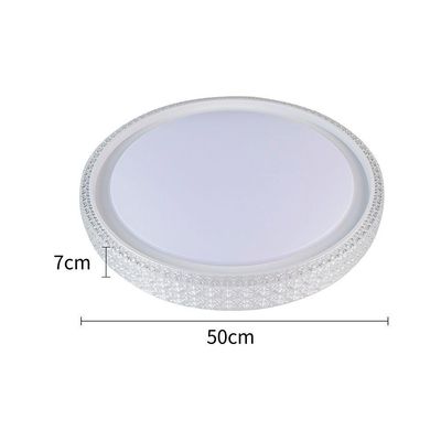 Plafon Nordecor Kenle 2663 Redondo Led Bivolt Branco Branco 2663