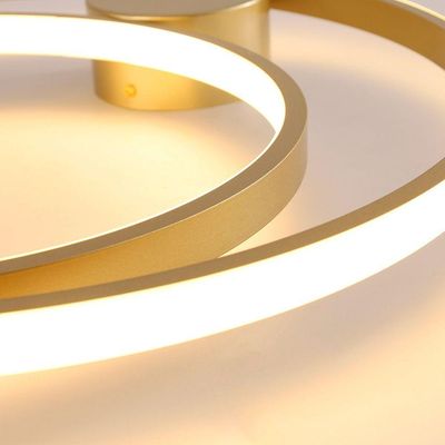 Plafon Skylight Ilusion 4032 Led Bivolt Dourado-branco