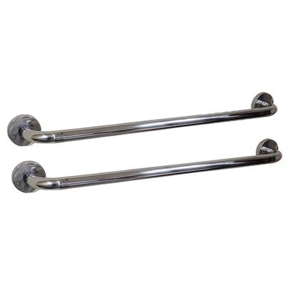 Barra Alça Apoio Kit 2 Uni Aço Inox 50cm Acessibilidade