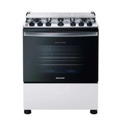 Fogão 6 Bocas Acendimento Automático Brastemp Branco Bivolt Bivolt
