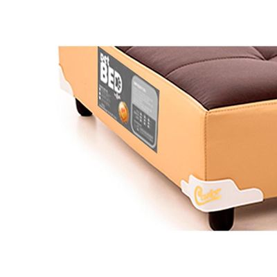 Colchão PET Cachorro / Gato Grande Castorpet Bed Marrom/Bege (100x80x19) - Castor