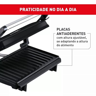 Grill GPTO Compacto Preto 127V Arno Preto / 110V