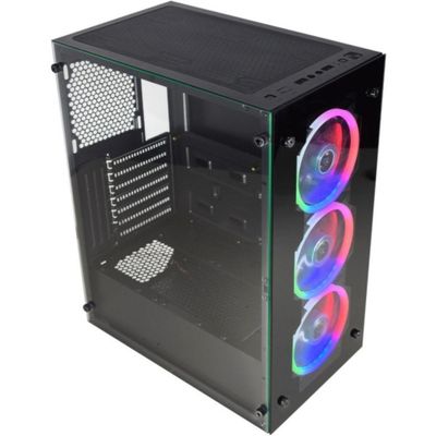 Gabinete Gamer Kmex Led Rgb - Cg10h3