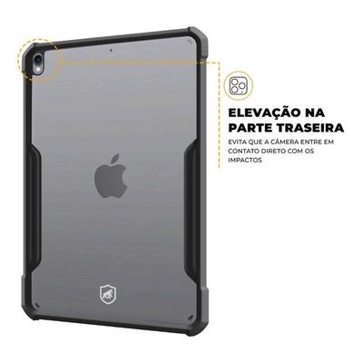 Kit Capa Dual Shock X E Caneta Dinamic Para Ipad Mini 4 / 5 (7.9) - Gshield