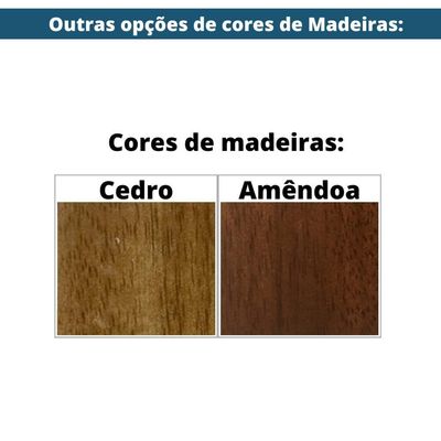 Cabideiro Fulô Ozki 165 Cm Altura Madeira Eucalipto Cedro