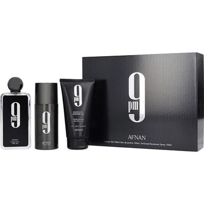 Perfume Masculino Afnan Perfumes 9 Pm Edp Spray 100 Ml&gel Banho 150 Desodorante
