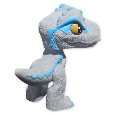 Dinossauro Mini Baby Dino Bonecos Articulado Jurassic World Blue