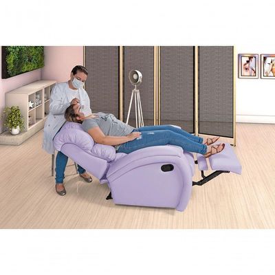 Poltrona Imperial Zero Wall Reclinável Corano lilás 313