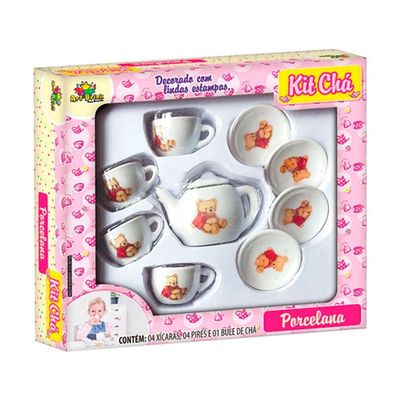 Conjunto De Chá De Porcelana Ursinho - Art Brink