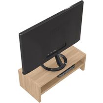 Kit 04 Suportes Para Monitor Stand Home Office Lap 63 Cm L03 Amadeirado - Lyam