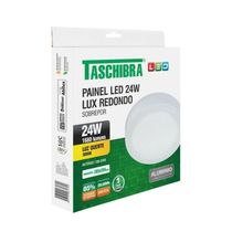 Painel Led 24w Redondo Sobrepor - Taschibra 3000k (amarela)