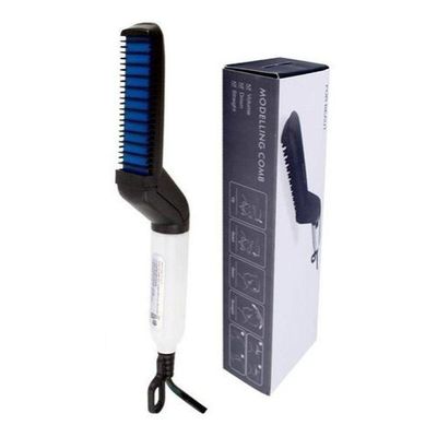 Prancha Homem Chapinha Modelador E Alisador De Cabelo E Barba Masculino Escova Barba Bivolt