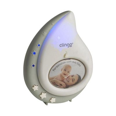 Luminária Com Luz E Som Formato De Gota - Clingo