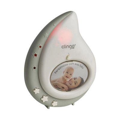 Luminária Com Luz E Som Formato De Gota - Clingo