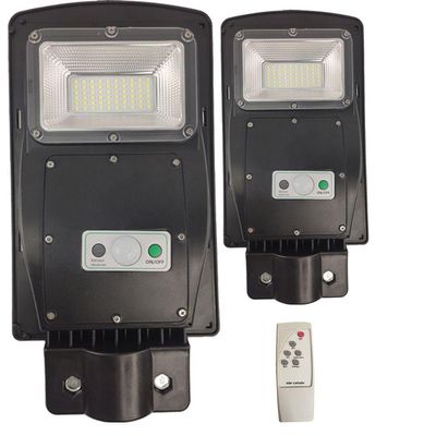 Luminaria Solar Poste 60W Led Rua Kit 2 Und
