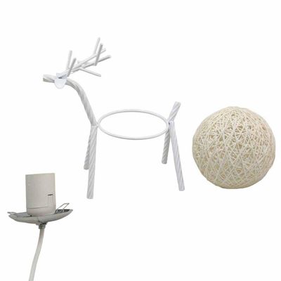 Luminaria Abajur Cervo Veado Rena Enfeite Mesa Estante Sala Quarto Recepçao