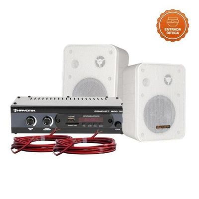 Kit Som Para Ambiente Hayonik Ambience 2000 Od V2 Branco