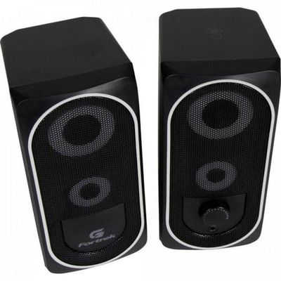 Caixa De Som Gamer Multimídia Fortrek Black Hawk Rgb Preta