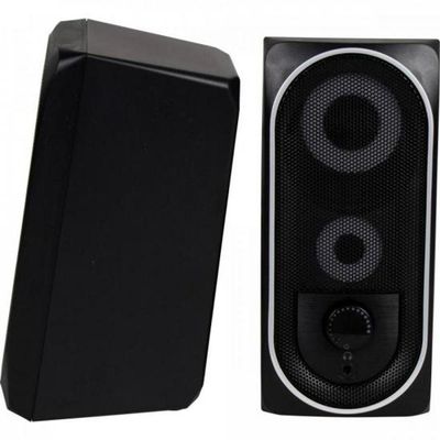 Caixa De Som Gamer Multimídia Fortrek Black Hawk Rgb Preta