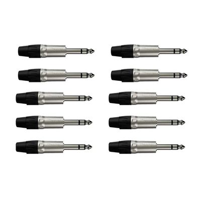 Kit Conector Plug P10 Stereo Wc 1123 (10un) Wireconex