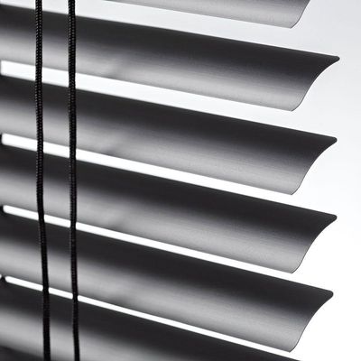 Persiana Horizontal Preta 100x130 Cm - Atlas