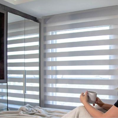 Persiana Double Vision Cinza - 2,50m X 1,90m