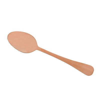 Conjunto Com 06 Colheres Para Mesa De Aço Inox Positano Rosé 18cm 1277 - Lyor