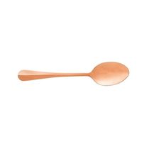 Conjunto Com 06 Colheres Para Mesa De Aço Inox Positano Rosé 18cm 1277 - Lyor