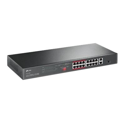 Switch Nao Gerenciavel C/ 16P 10/100Mbps Poe+ E 2P Gigabit Tl-Sl1218P Smb