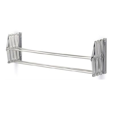 Varal Sanfonado 1200Mm Estrutura Em Aço Vs1200 Branco