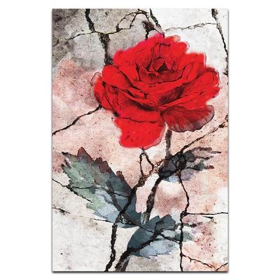 Kit Placas Quadros Decorativos 3 Pçs Mdf 20X30 Floridas Titulo Rosas Vermelhas