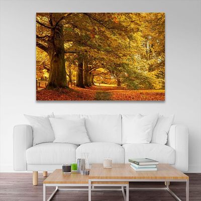 Quadro Decorativo Cenário De Outono