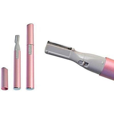 Mini Depilador Elétrico Sobrancelhas Buço Caneta Depiladora Caneta Rosa