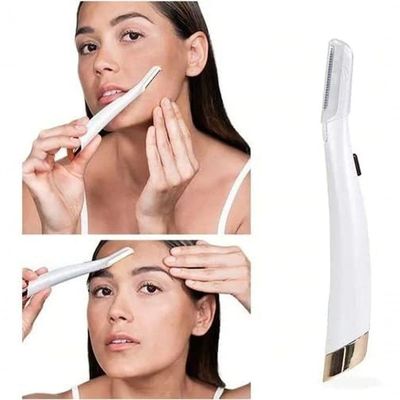 Removedor Depilador Pelos Faciais Esfoliante Led Branco Navalha