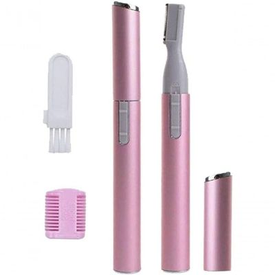 Mini Depilador Elétrico Sobrancelhas Buço Caneta Depiladora Caneta Rosa