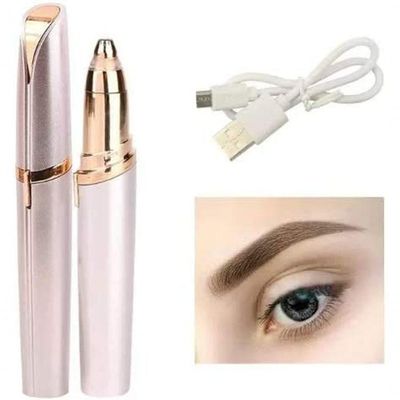 Caneta Depiladora De Sobrancelha Indolor Com Led Tipo Soft Touch Brows Nv