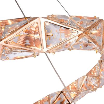 Lustre Pendente Nordecor Kazy 2881 Ouro Brilho Led Bivolt