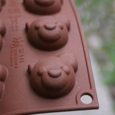 Forma Silicone Panda Chocolate Doce Gourmet Silikomart