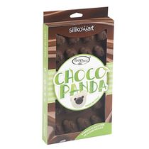 Forma Silicone Panda Chocolate Doce Gourmet Silikomart