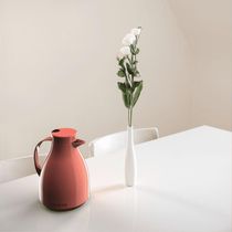 Garrafa Térmica De Mesa Paris Rosa 1l Bule Gatilho Chá Café