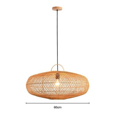 Lustre Pendente Skylight ôtaki 4047 M Rattan E27 Bivolt