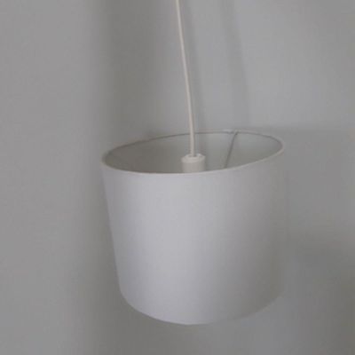 Luminária Pendente Cúpula Branca Para E27