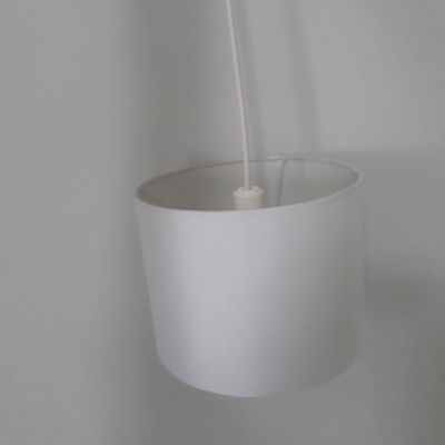 Luminária Pendente Cúpula Branca Para E27